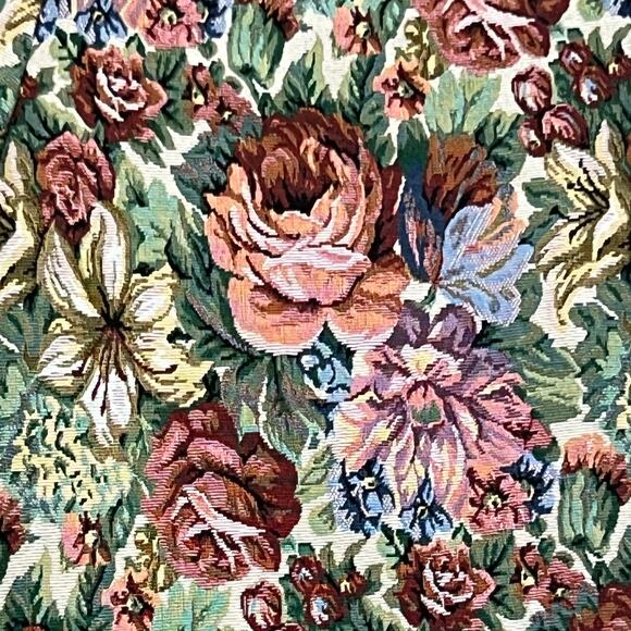 Meadows Tapestry Floral High Waisted Pants Size 6 Cottagecore Statement - Picture 6 of 7